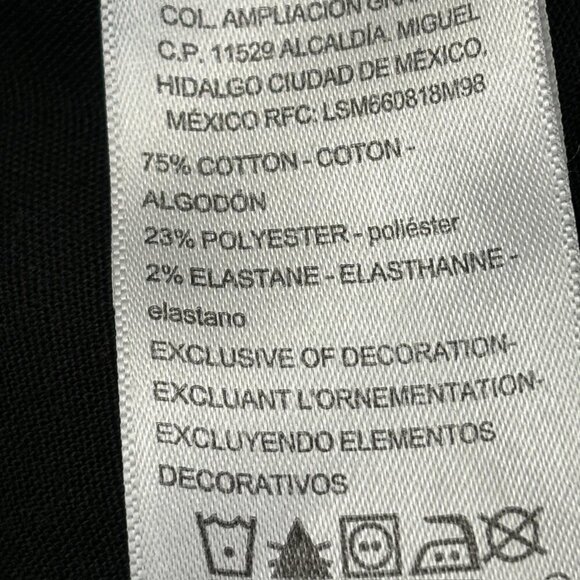 Signature Mid Rise Skinny Women's size 12 Long Black Denim jeans - Picture 3 of 4